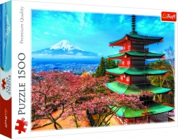 Puzzle Trefl 1500 dielikov – Pagoda a hora FUJI, Japonsko