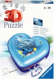 Ravensburger 3D puzzle Srdce Podmorský svet 54 dielikov