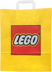 Lego reklamná papierová darčeková taška žltá 34 × 35 cm - 1 kus