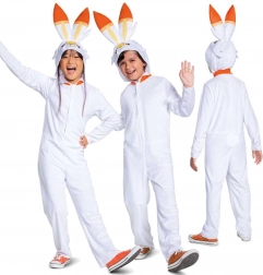 Detský kostým POKEMON Scorbunny kigurumi 126–136 cm (7–8 rokov)