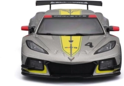 kovový model auta 1:24 BBURAGO Corvette C8.R 2020 pretekárska žltá
