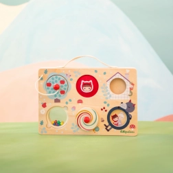 Lilliputiens drevený panel Aktivity Červená Karkulka a vlk Ľudovít