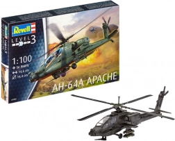 Plastový model vrtuľníka REVELL AH-64A Apache 1:100