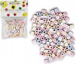 Plastové koráliky abeceda 300 ks