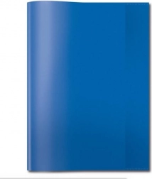 Modrý priehľadný obal na zošit A5