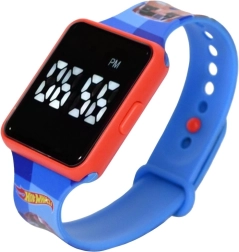 Digitálne detské hodinky LEXIBOOK HOT WHEELS s budíkom