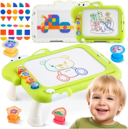 Ricokids magnetická kresliaca tabuľka so stolíkom a mozaikou rk-823 - 1 kus