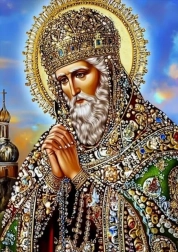 Diamantové maľovanie svätý patrón 30 × 40 cm