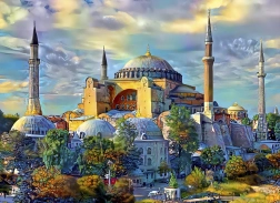Puzzle BLUEBIRD Hagia Sophia Istanbul 1000 dielikov