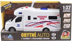 Autokaravan na batérie zotrvačník