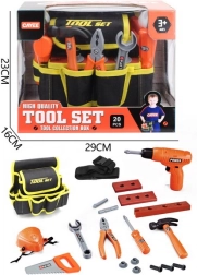 Nástroje pre deti s textilným pásom a interaktívnou vŕtačkou