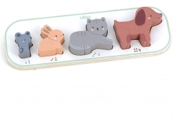 Vkladacie puzzle Učím sa počítať zvieratká Vilac Sarah Betz