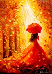 Enjoy puzzle Jesenná dáma – 1000 dielikov