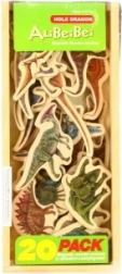 Drevené magnety dinosaury 20 ks