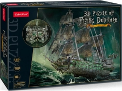 Svietiace 3D puzzle plachetnica Bludný Holanďan 360 dielikov