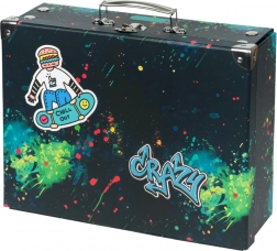 Baagl skladací školský kufrík Chill s kovaním