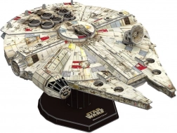 4D papierový model STAR WARS Millennium Falcon so stojanom
