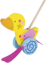 Drevená kačička na tyči Goki