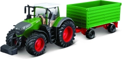 traktor s prívesom fendt 1050 bburago farm 10 cm