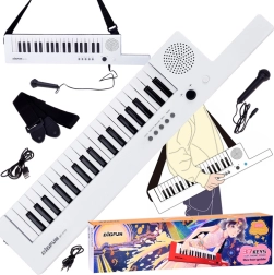 Detské elektronické klávesy 37 kláves s popruhom a mikrofónom BIGFUN