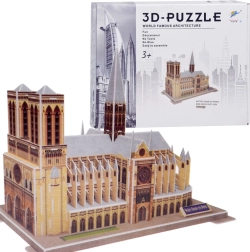 3D puzzle katedrála Notre‑Dame, 77 dielikov