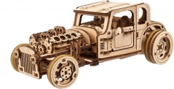 ugears 3d drevené mechanické puzzle hot rod furious mouse