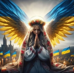 Diamantové Maľovanie Ukrajinský Anjel 30x40cm