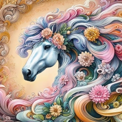 Puzzle Vysnívaný Kôň 1000 Dielov Cherry Pazzi