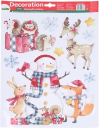 Vianočná okenná dekorácia 41 × 29 cm