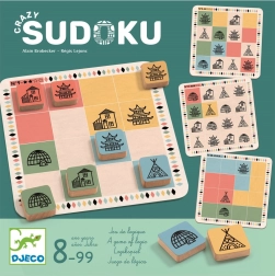 Djeco bláznivé sudoku – drevená logická hra