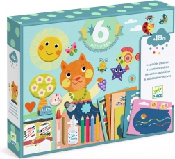 Výtvarná sada kocúr a kamaráti DJECO