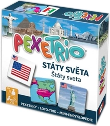 Pexetrio – štáty sveta (didaktická stolová hra)