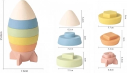 Stohovacia raketa – tvary ZIRO