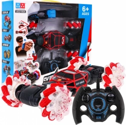 Kaskadérske vozidlo pre deti 6+ Ručné alebo diaľkové ovládanie Model 1:16 + zvuky Svetlá