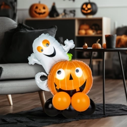 Halloweenová balónová dekorácia tekvica
