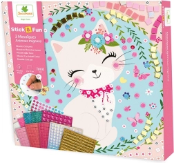 Stick & Fun mozaika – domáci miláčikovia