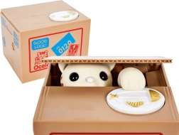 Interaktívna pokladnička s mačiatkom kradnúcim mince