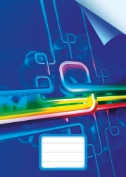 Reas-Pack školský zošit A5, nelinkovaný, 10 listov, modrý