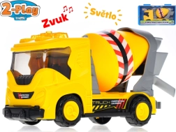 2-Play Traffic stavebná miešačka so svetlami a zvukmi 22 cm