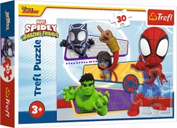 Puzzle 30 dielikov – odvážny Spidey – MARVEL – Trefl