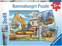 Puzzle veľké stavebné stroje Ravensburger