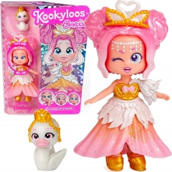 KookyLoos figúrka Princess Swan Fantasy s doplnkami