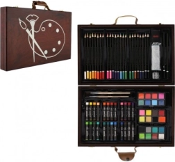 Kreatívna súprava pre maľovanie v drevenom puzdre