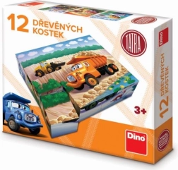 Drevené kocky Tatra – sada 12 kociek