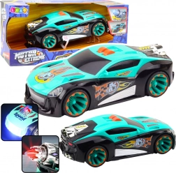 Pretekárske auto s raketovým Svetelné a zvukové efekty