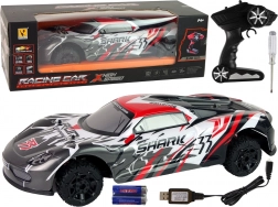 Športové auto R/C 1:8 sivobiele