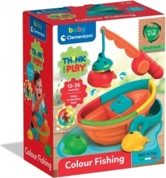 Logická hra rybárčenie s udicou a loďkou CLEMENTONI