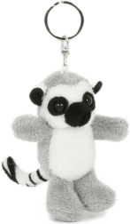 Plyšová kľúčenka lemur kata 7 × 8 cm