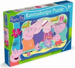 Puzzle Prasiatko Peppa 35 dielikov