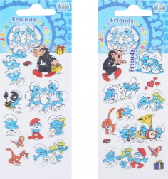 Nálepky Šmolkovia 12 ks